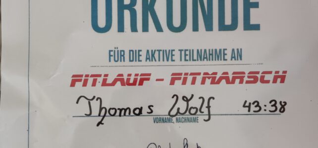 26.10.2021: Fitlauf der Naturfreunde Pottendorf – Gesamtsieg für Thomas Wolf