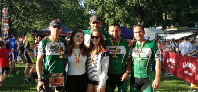 Doppelsieg beim Sprint Triathlon in Neufeld/See 2019