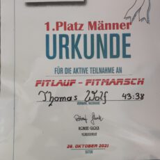 26.10.2021: Fitlauf der Naturfreunde Pottendorf – Gesamtsieg für Thomas Wolf