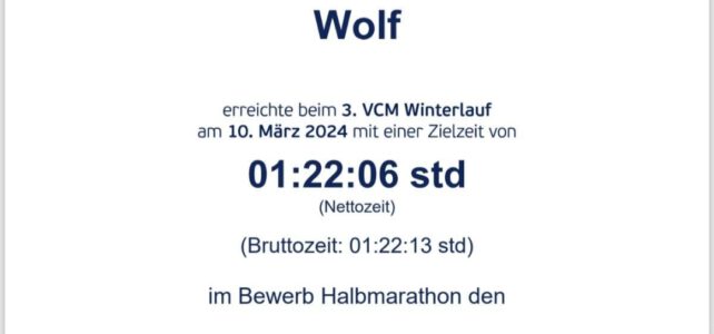 10. März 2024: VCM Winterlaufserie (HM)